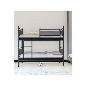Metalia GM-128 Siyah Antrasit Gri Star Ahşap Metal Ranza
