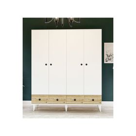 Metalia GM 414 4 Kapılı 2 Çekmeceli Gardrop