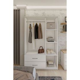 Metalia GM 851 Home Aynalı 3 Kapı 2 Çekmeceli Gardırop