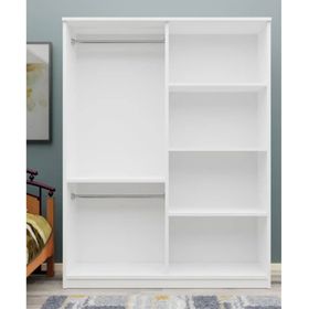 Metalia GM050 Beyaz 4 Kapılı Gardrop