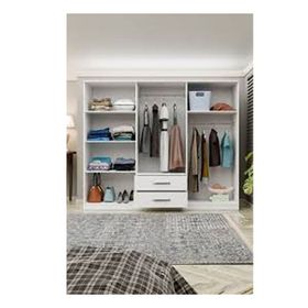 Metalia GM318 Delüx 6 Kapılı 2 Çekmeceli Aynalı Gardolap