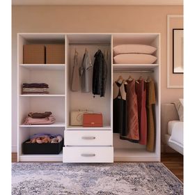 Metalia GM715 Selin Lüx 6 Kapılı 2 Çekmeceli Gardrop