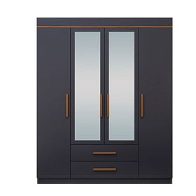 Metalia GM815 Nisa Delüx 4 Kapı 2 Çekmeceli Gardrop