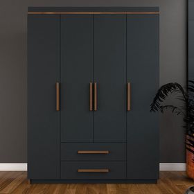 Metalia GM817 Perla Lüx 4 Kapılı 2 Çekmeceli Gardrop