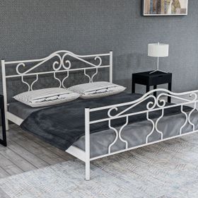 Metalia Gold Metal Beyaz 150x200 cm Karyola