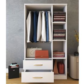 Metalia Home 3 Kapılı 2 Çekmeceli Gardrop