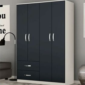 Metalia Novay 4 Kapılı 2 Çekmeceli Gardrop