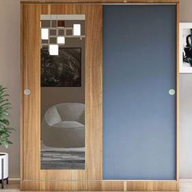 Metalia Sedef 2 Kapaklı Sürgülü Gardırop