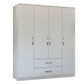 Metalia Smartline 4 Kapılı 2 Çekmeceli Gardrop