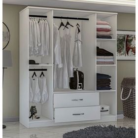 Metalia Smartline 4 Kapılı 2 Çekmeceli Gardrop