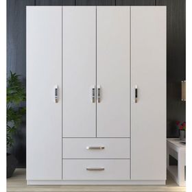 Metalia Smartline 4 Kapılı 2 Çekmeceli Taç Gardırop