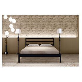 Metalia Vigom Siyah 160x200 Karyola