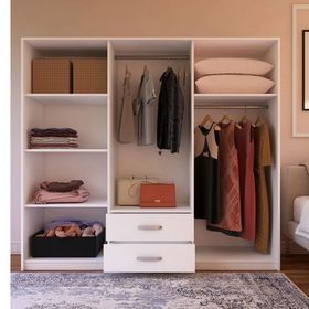 Metalia Vista 6 Kapılı 2 Çekmeceli Gardrop