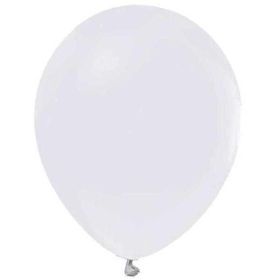 Metalik Düz 12'' Beyaz 100 Adet Balon