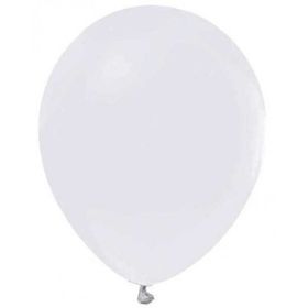 Metalik Düz 12'' Beyaz 100 Adet Balon
