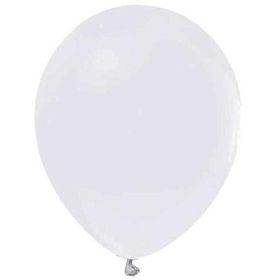 Metalik Düz 12'' Beyaz 100 Adet Balon