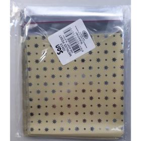 Metalize 10x12 cm Bantlı 100'lü Poşet