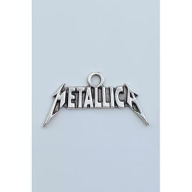 Metallica Gümüş Kaplama Kolye Ucu