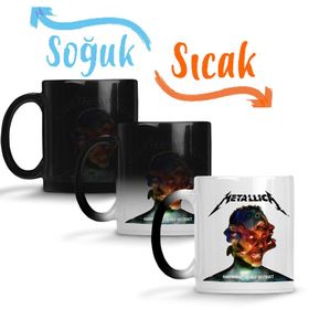 Metallica Hardwired Self Destruct Sihirli Porselen Kupa