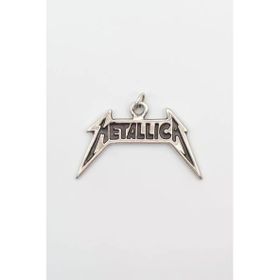 Metallica Logo Antik Gümüş Kaplama Kolye Ucu
