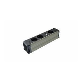 Metalline Büro-Line Şampanya Eloksal Sıva Üstü Bürotik USB-A USB-C Priz Kutusu