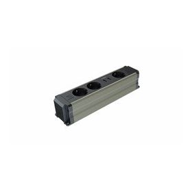 Metalline Büro-Line Usb Şampanya Eloksal Sıva Üstü Bürotik Priz Kutusu