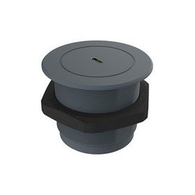 Metalline Circular-Line Antrasit Modüler USB-C Hızlı Şarj Kutusu