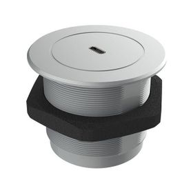 Metalline Circular-Line Gümüş Modüler USB-C Hızlı Şarj Kutusu