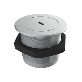 Metalline Circular-Line Gümüş Modüler USB-C Hızlı Şarj Kutusu