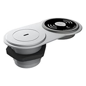 Metalline Circular-Line Gümüş Modüler Wireless Type C Hızlı Şarj Kutusu
