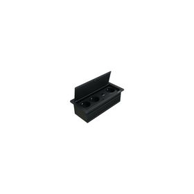 Metalline Klip-Line Siyah Bas Aç USB-A USB-C Priz Sistemi