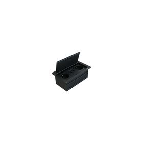 Metalline Klip Line Siyah Bas Aç USB Priz Sistemi