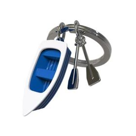 Metalmorphose MTM062-02 Mavi Beyaz Sandal Anahtarlık