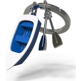 Metalmorphose MTM062-02 Mavi Beyaz Sandal Anahtarlık
