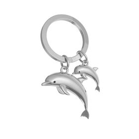 Metalmorphose MTM145-06 Gümüş Anne Bebek Yunus Anahtarlık