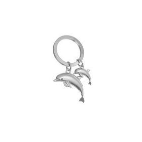 Metalmorphose MTM145-06 Gümüş Anne Bebek Yunus Anahtarlık
