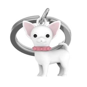 Metalmorphose MTM254-01 Beyaz Chihuahua Köpek Anahtarlık