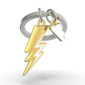 Metalmorphose Şimşek Bulut Anahtarlık