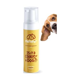 Metapet Hipoalerjenik Hassas Ciltler Doğal ve Organik 200 ml Kuru Köpük Köpek Şampuanı