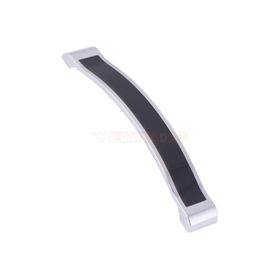 Metax Kida 224 mm Krom Siyah Mobilya Kulp