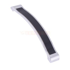 Metax Kida 224 mm Krom Siyah Mobilya Kulp