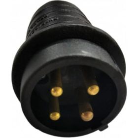 Mete 3x16A Kauçuk Düz Fiş
