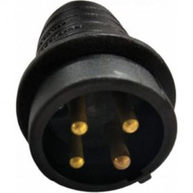 Mete 3x16A Kauçuk Düz Fiş