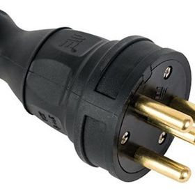 Mete 3x25A Kauçuk Düz Fiş