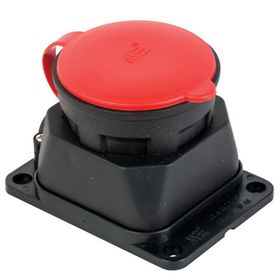 Mete 401032 3x25A 3P E Kauçuk Duvar Prizi