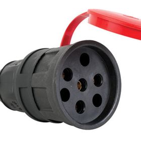 Mete 401042 3x25A 3P E Kauçuk Makine Prizi