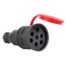Mete 401042 3x25A 3P E Kauçuk Makine Prizi