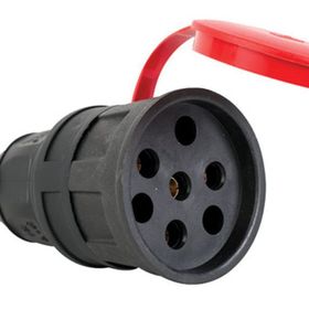Mete 401042 3x25A 3P E Kauçuk Makine Prizi