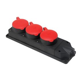 Mete 401052 3x25A 3P E 3x25A. Kauçuk 3'lü Grup Priz