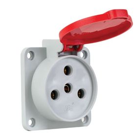 Mete 401052 3x25A 3P E 3x25A. Kauçuk 3'lü Grup Priz